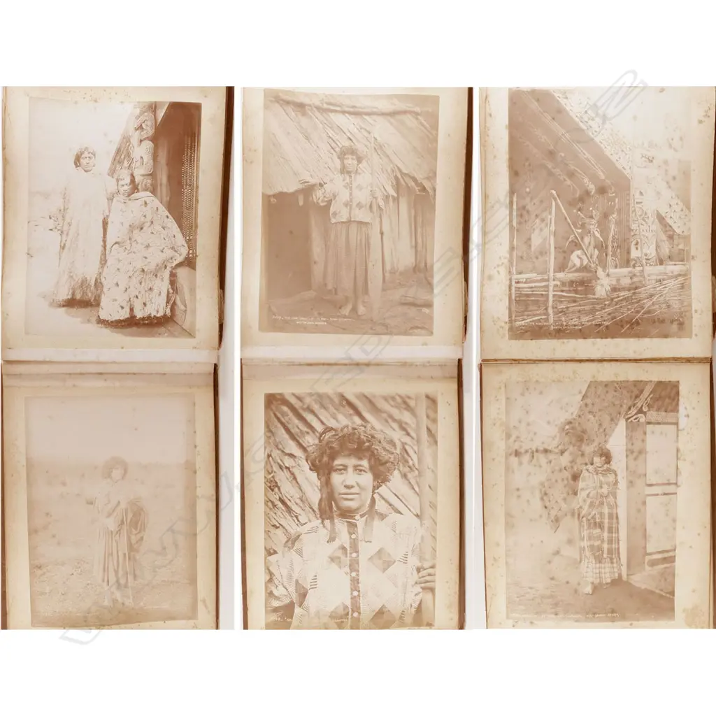 A 19thC album of forty-eight mainly Burton Brothers black and white photographs, Image 1++